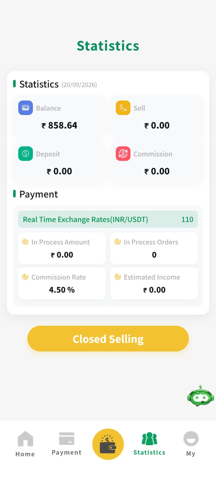 Okpay Account Section